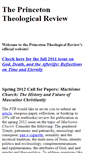 Mobile Screenshot of princetontheologicalreview.org